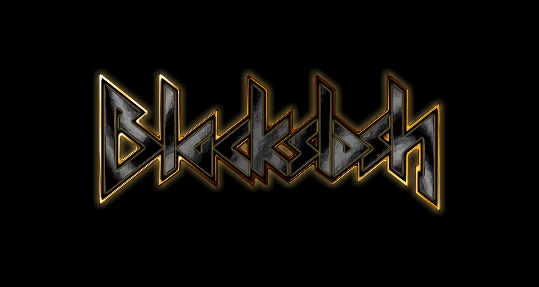 blackslash logo metal-Bandlogo
