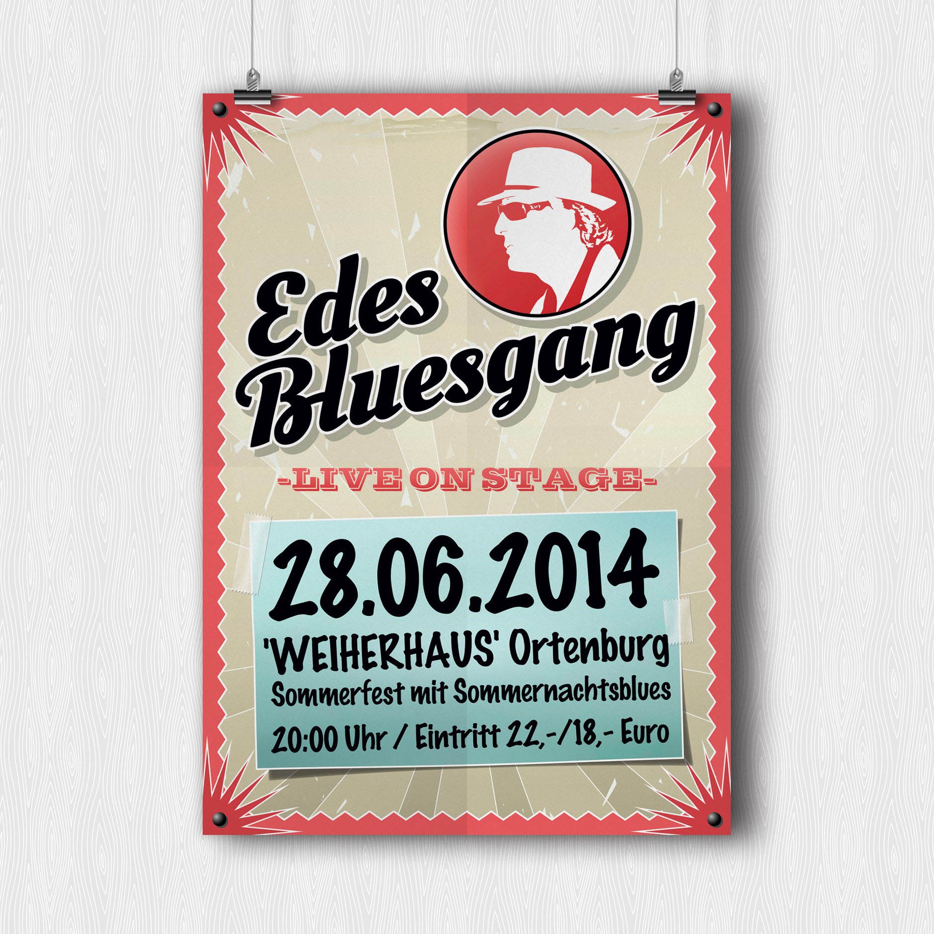 Plakat EDEs BLUESGANG
